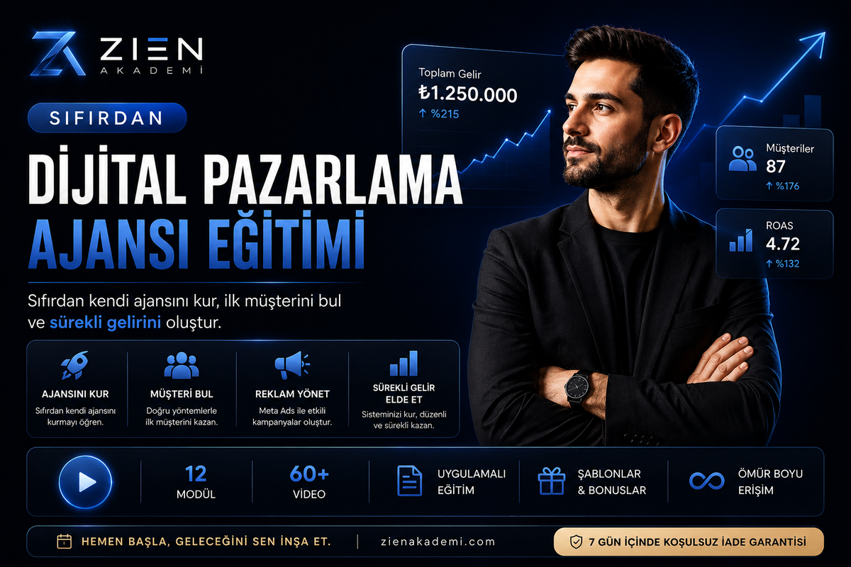 Sıfırdan Dijital Pazarlama Ajansı Eğitimi | Zien Akademi