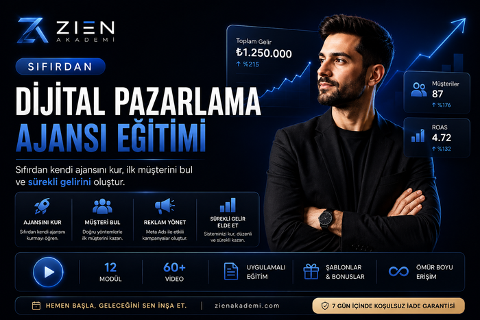 Sıfırdan Dijital Pazarlama Ajansı Eğitimi | Zien Akademi